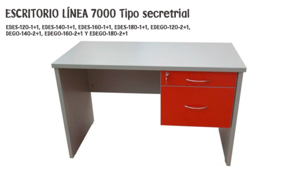 escritorio secretarial linea 7000