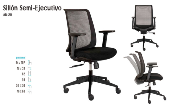 sillon semi-ejecutivo