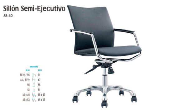 silla semi-ejecutiva