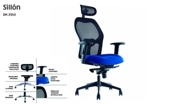 sillon ejecutivo bm 2950