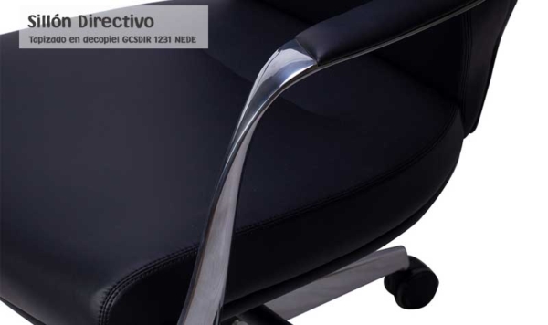 Sillón Directivo en decopiel con respaldo Bajo GCSDIR 1231 NEDE