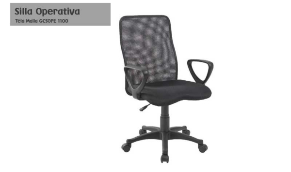 Silla Operativa Tela Malla GCSOPE 1100